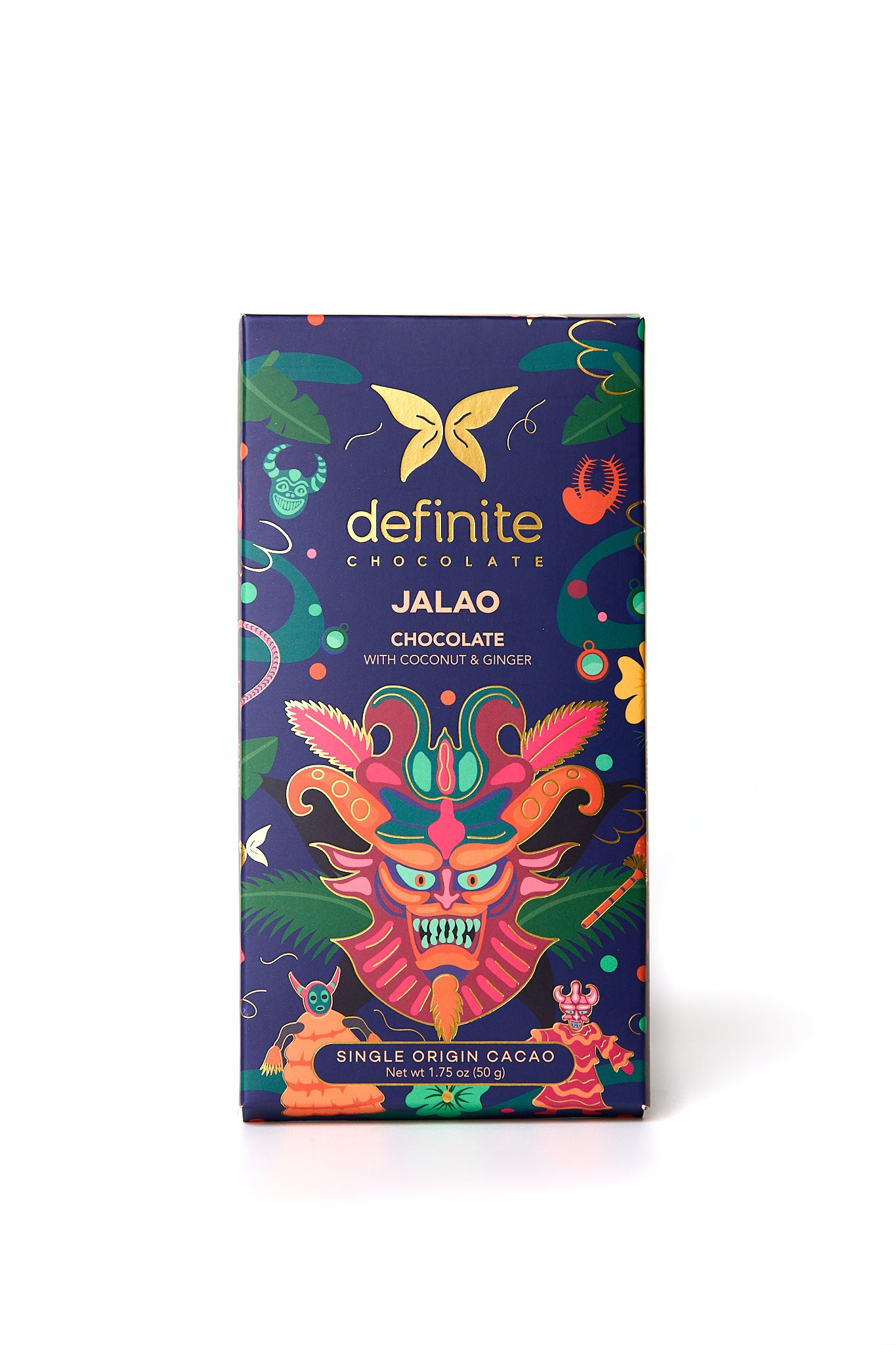 Jalao. Dark chocolate with coconut and ginger.