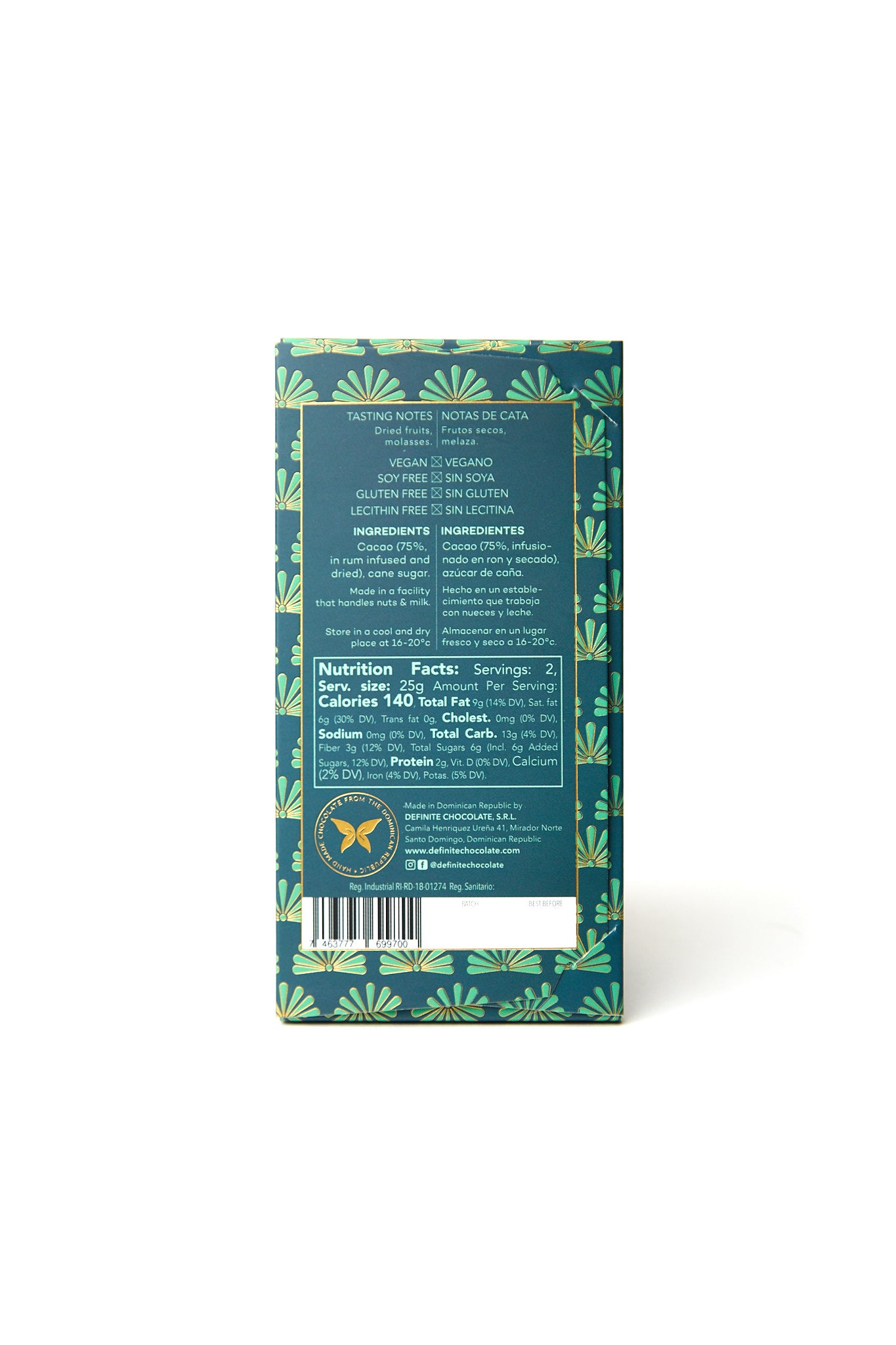 Domincan Rum 75% Finca Elvesia